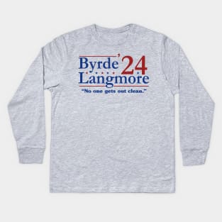 Marty Byrde Ruth Langmore '24 funny election Kids Long Sleeve T-Shirt